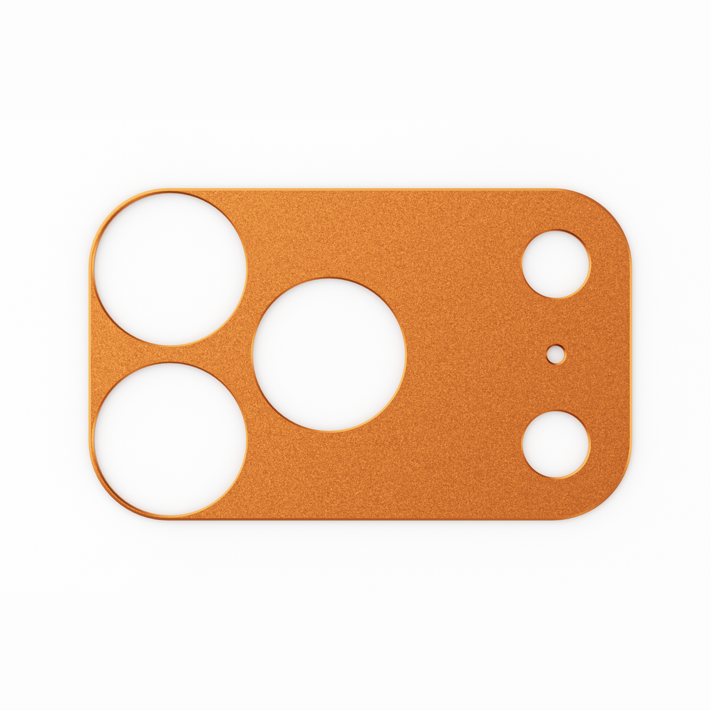 Cam Base Metal Protector Orange for iPhone 17 Series