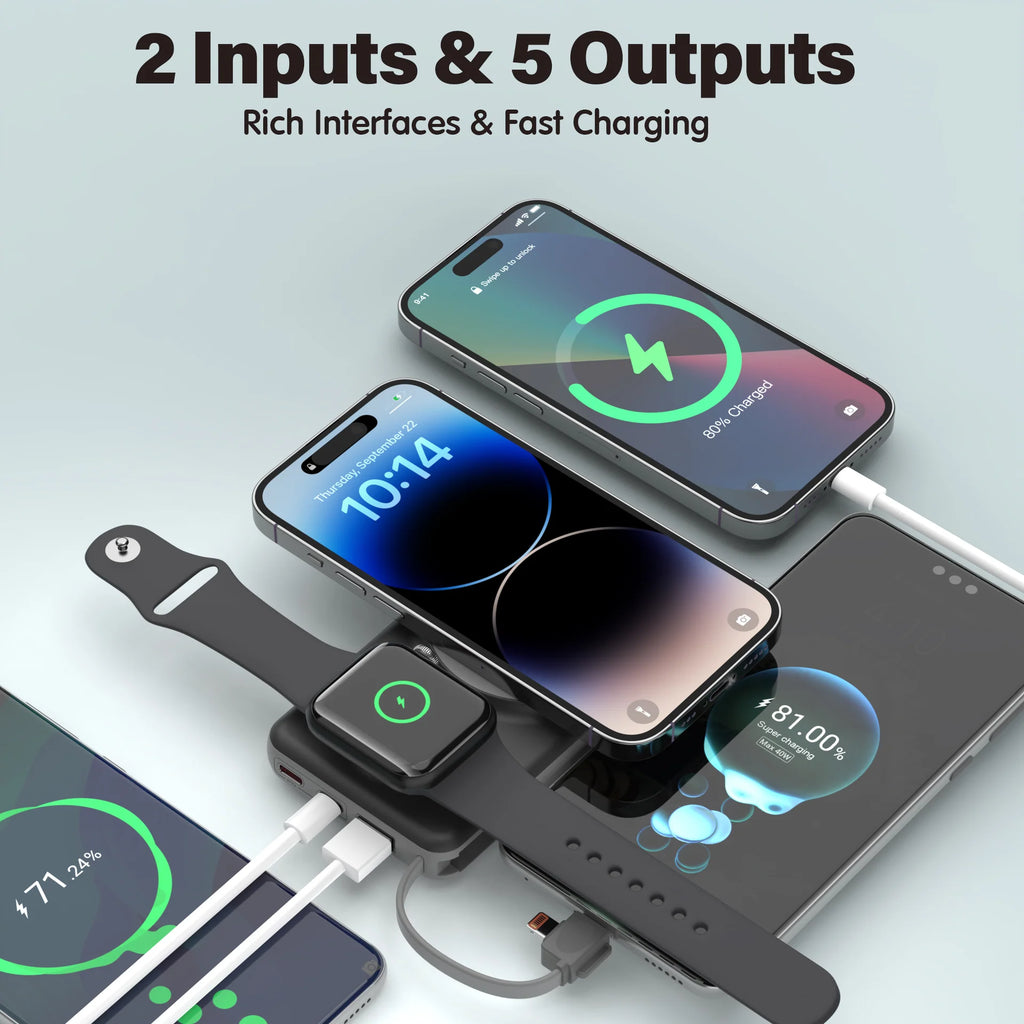 Choetech 10000mAh MagSafe Black Power Bank