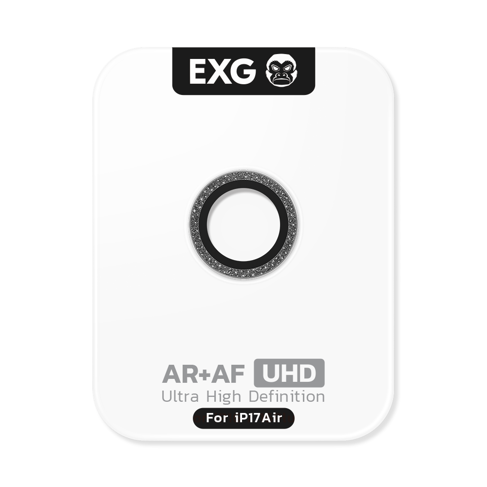 EXG Glitter Camera Protector Gray for iPhone 17 Series