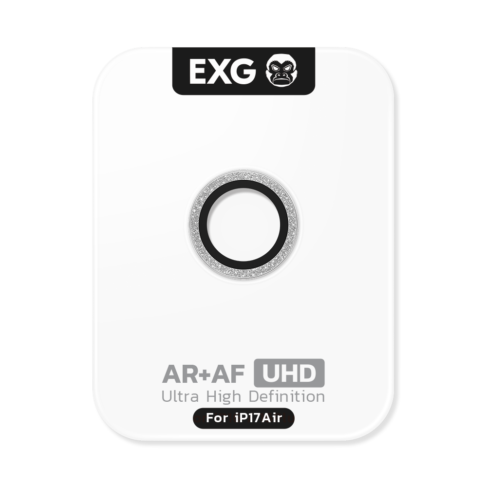 EXG Glitter Camera Protector Silver for iPhone 17 Series