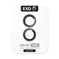 EXG Glitter Camera Protector Black for iPhone 17 Series