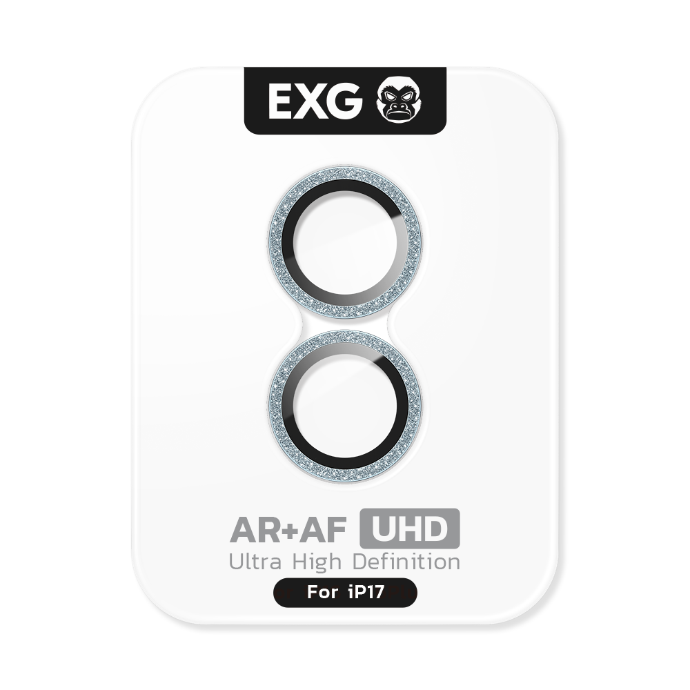 EXG Glitter Camera Protector Blue for iPhone 17 Series