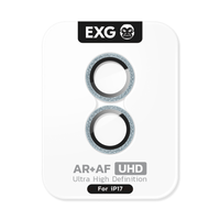 EXG Glitter Camera Protector Blue for iPhone 17 Series