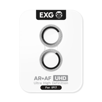 EXG Glitter Camera Protector Silver for iPhone 17 Series