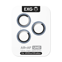 EXG Glitter Camera Protector Blue for iPhone 17 Series