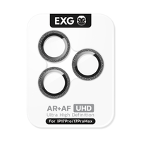 EXG Glitter Camera Protector Gray for iPhone 17 Series