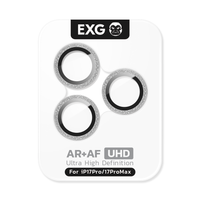 EXG Glitter Camera Protector Silver for iPhone 17 Series