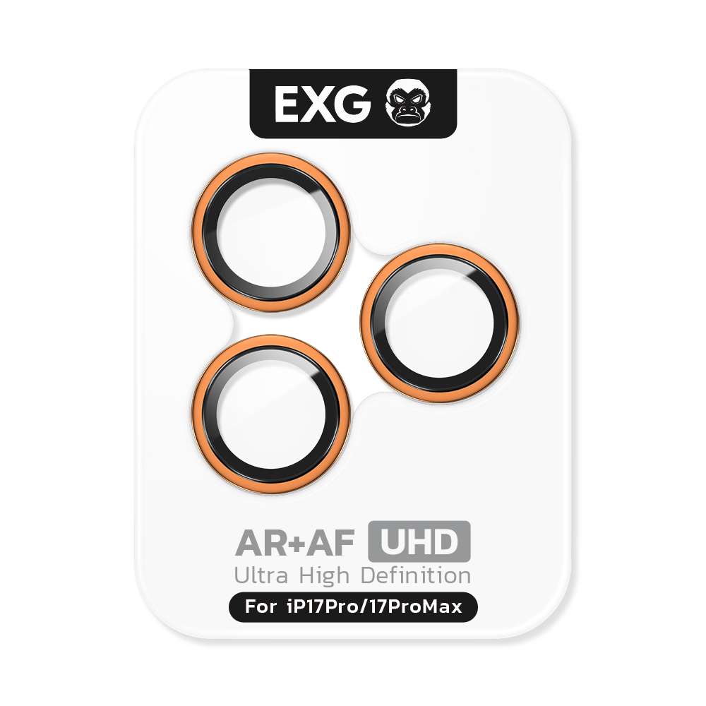 EXG Camera Protector Orange for iPhone 17 Series