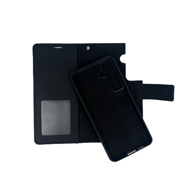 Simply Roar Mag Detachable Wallet Case Black with Magnetic Module for Samsung Galaxy S24/Plus/Ultra