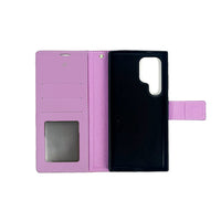 Simply Roar Mag Detachable Wallet Case Purple with Magnetic Module for Samsung Galaxy S24/Plus/Ultra