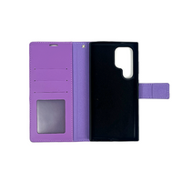 Simply Roar Mag Detachable Wallet Case Purple with Magnetic Module for Samsung Galaxy S24/Plus/Ultra