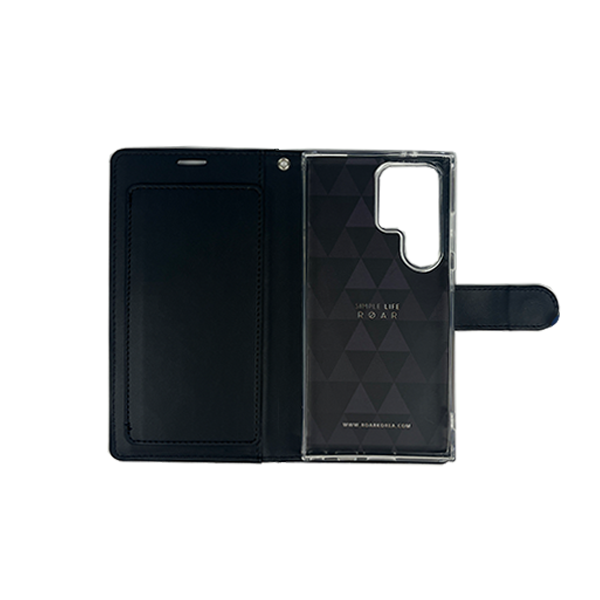 Simply Roar Mag Assemble Diary Case Black for Samsung Galaxy S24/Plus/Ultra