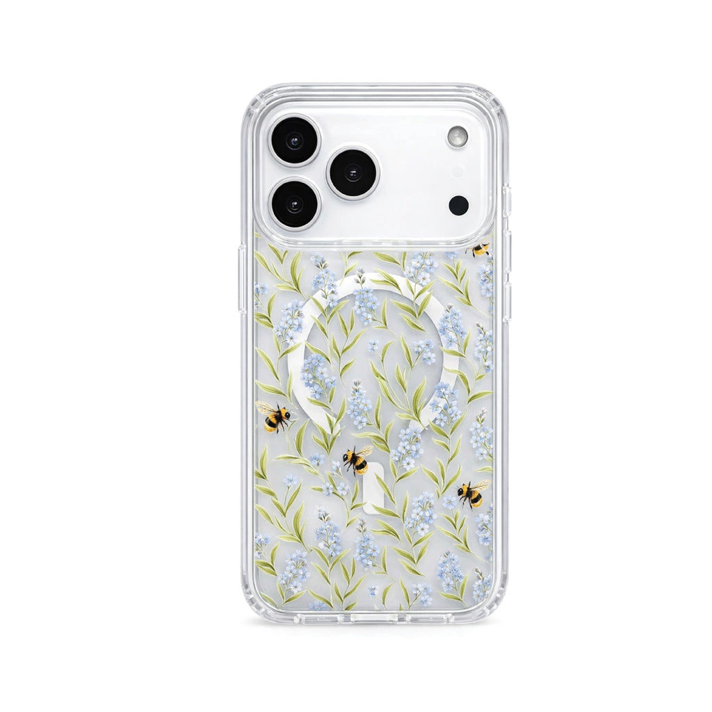 Blue Garden MagSafe Case for iPhone 17 Series