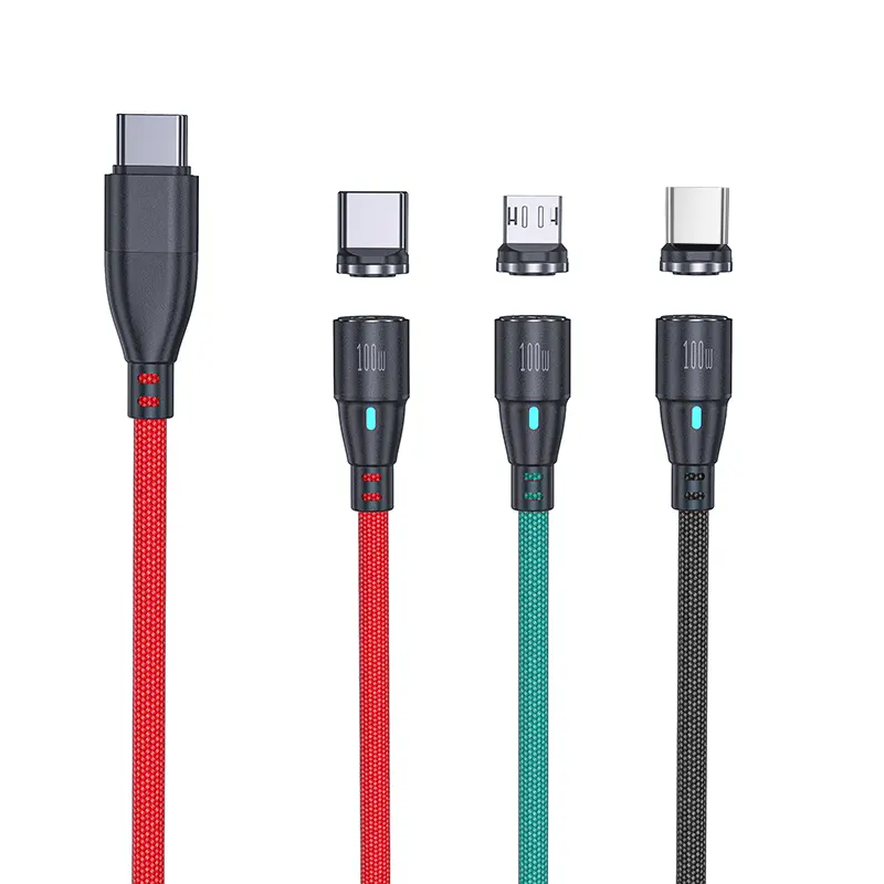 [ 3 Pack x 1m ] PD 100W USB Type-C Magnetic Charging Premium Cable [ Online Exclusive ]