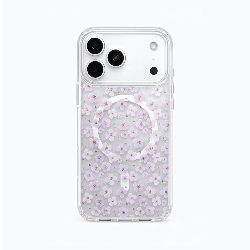 Purple Flowers MagSafe Case for iPhone 17 Series