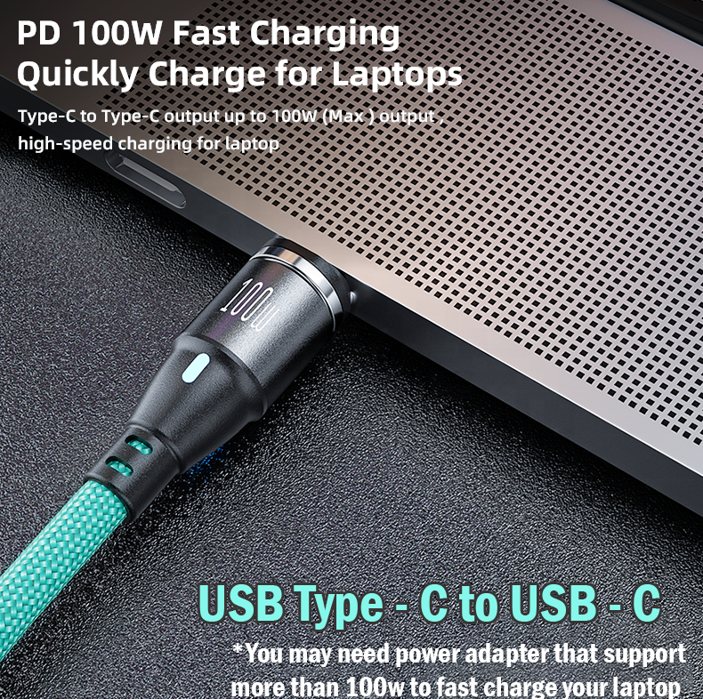 [ 3 Pack x 1m ] PD 100W USB Type-C Magnetic Charging Premium Cable [ Online Exclusive ]