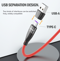 100W USB Type-C Fast Charging Cable Micro USB iPhone PD Charger Cord Red 1M [Online  Exclusive]
