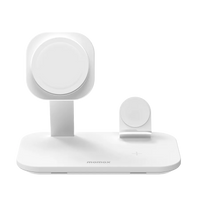 Momax Q Pro 3 in 1 MFi MagSafe White Stand Charger