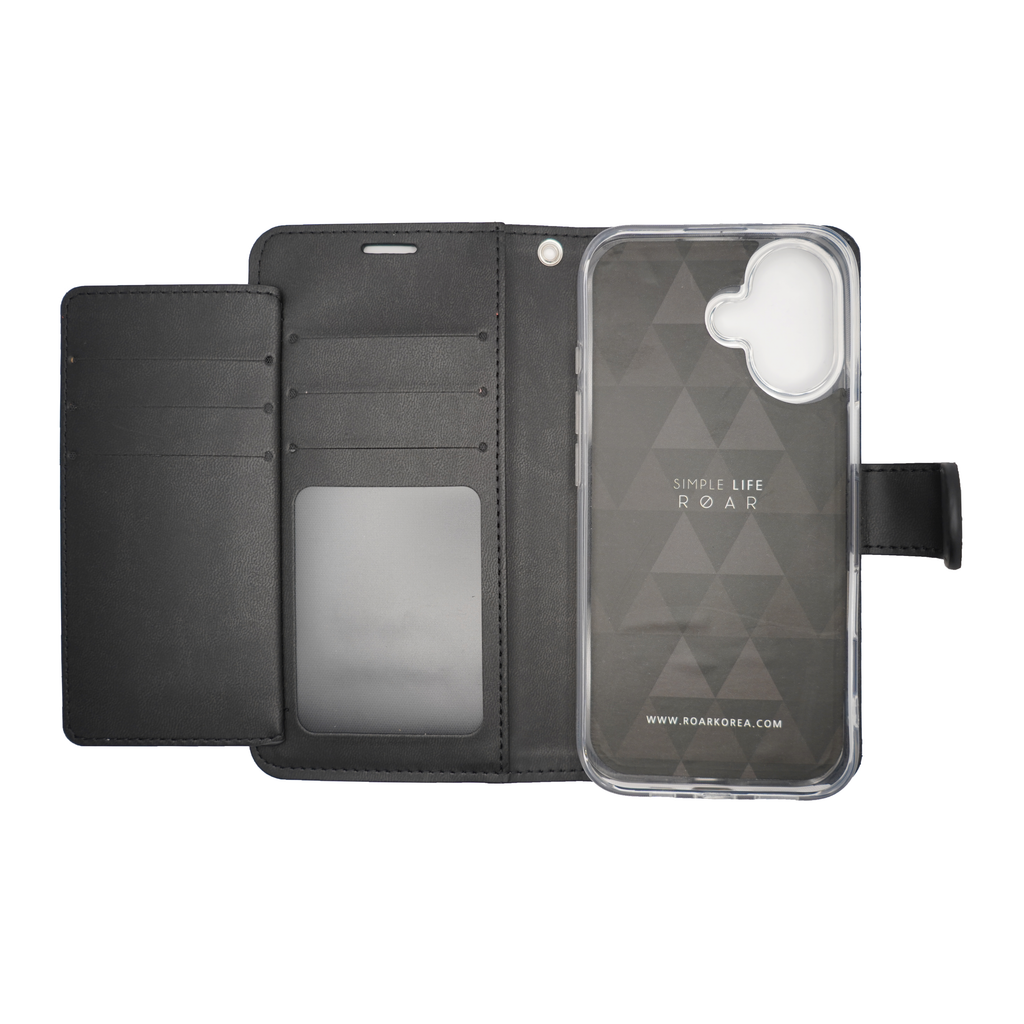 Assemble Diary Black Case for iPhone 17 Series