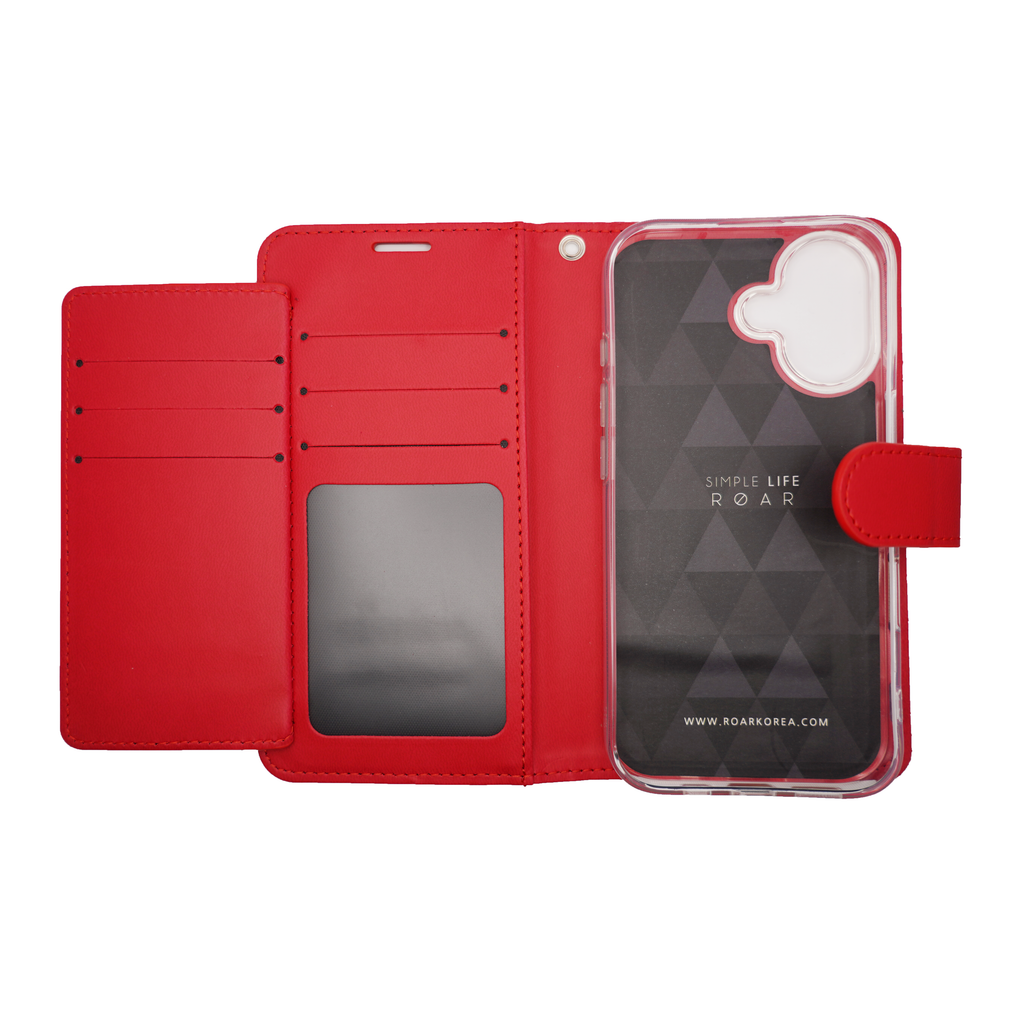 Assemble Diary Red Case for iPhone 17 Series