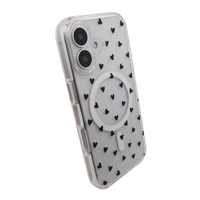 Heart magsafe Black Case for iPhone 17 Series