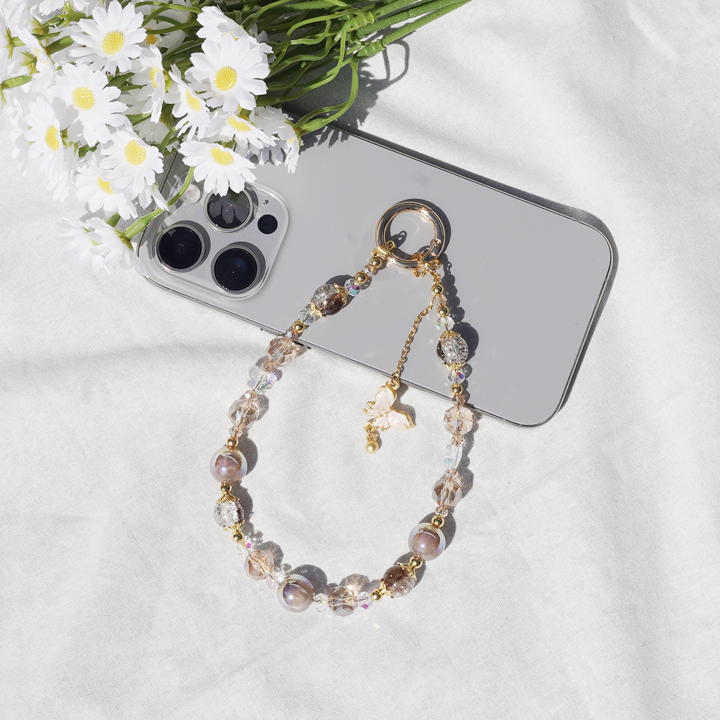 Golden Gold Wristlet Strap