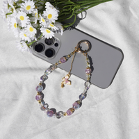 Golden Purple Wristlet Strap