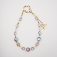 Golden Purple Wristlet Strap