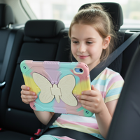 [Gift Under $50] For Apple iPad 7/8/9th Gen 10.2 Kids Shockproof EVA Case Tablet Cover Butterfly [Online Exclusive]