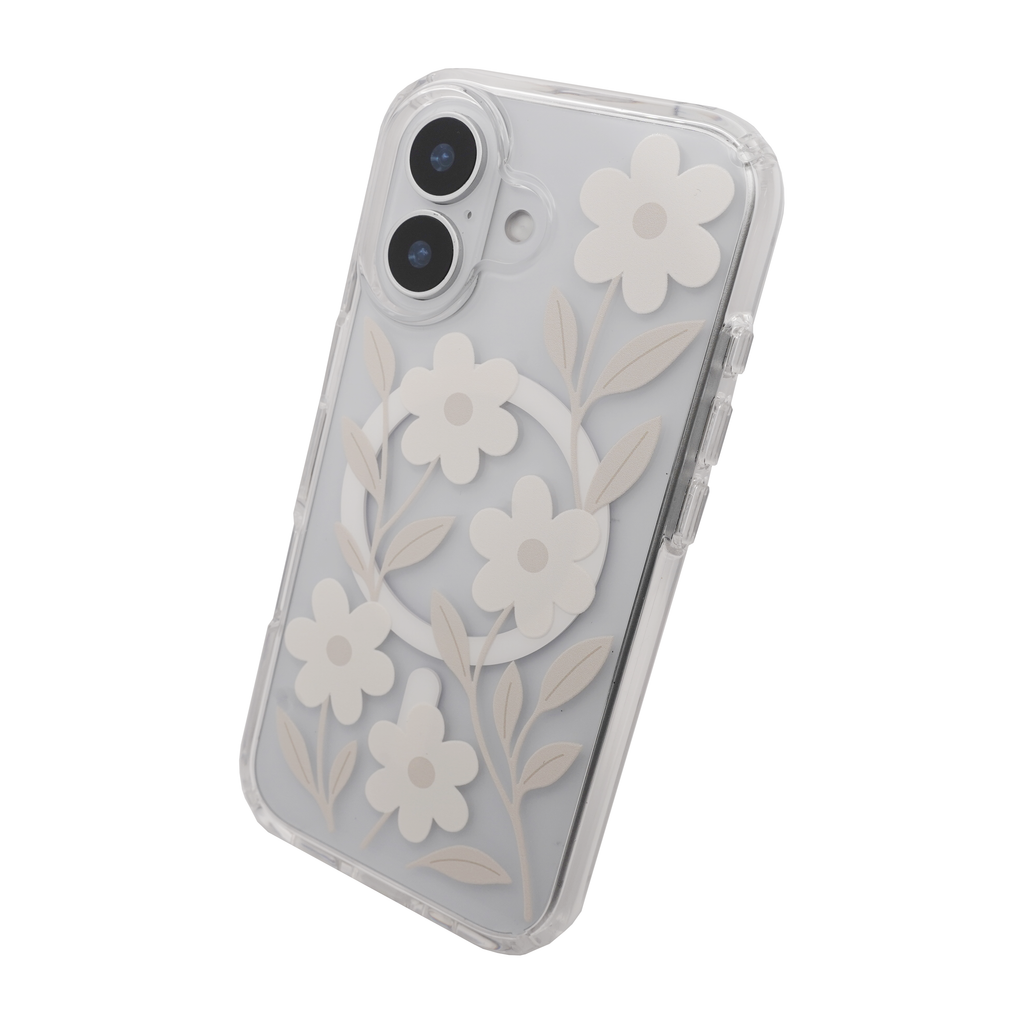 Daisy magsafe Ivory Case for iPhone 17 Series