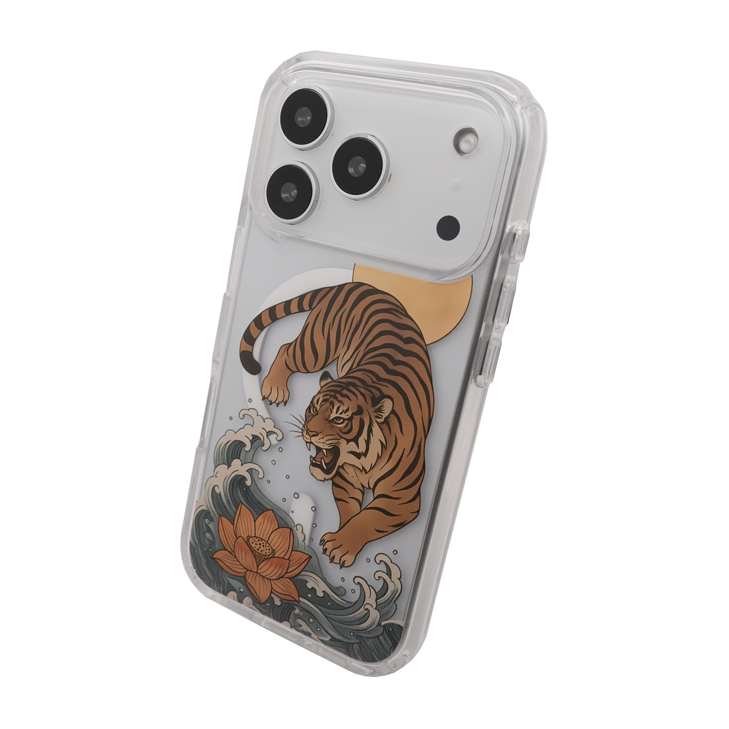 Lotus Tiger magsafe Case for iPhone 17 Series