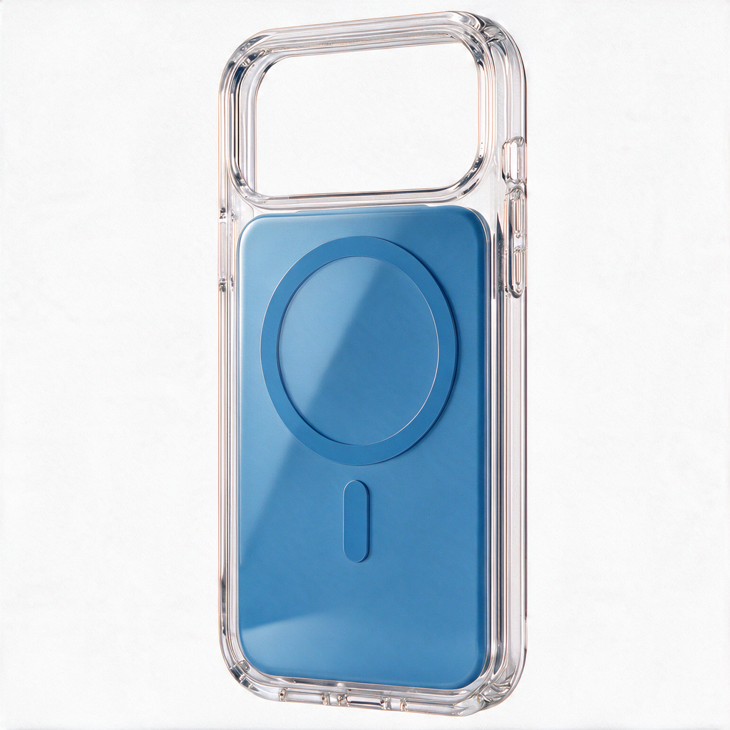 Clear Tint Blue MagSafe Case for iPhone 18 Series