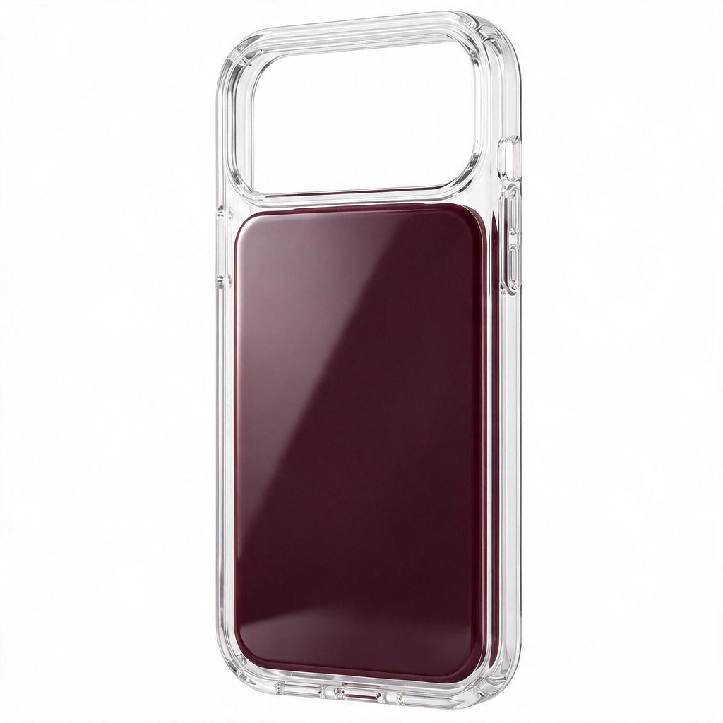 Clear Tint Burgundy MagSafe Case for iPhone 18 Series