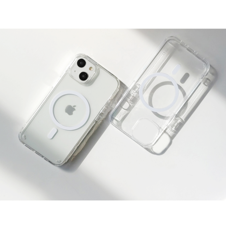 iPhone 15 Magnetic Case Clear Transparent Slim Shockproof MAgsafe Cover [Online Exclusive]