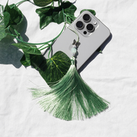 Long Norigae Green Phone Charm