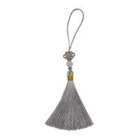 Short Norigae Gray Phone Charm