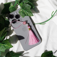 Short Norigae Pink Phone Charm