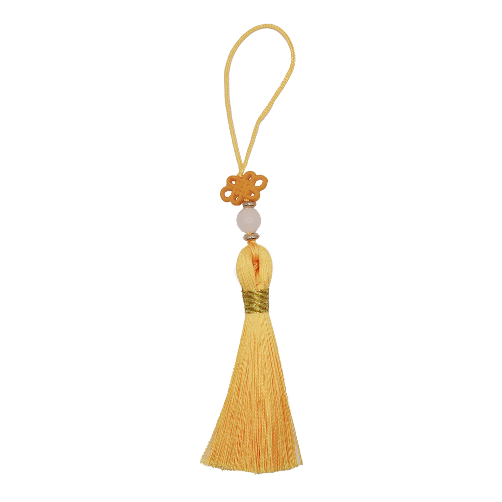 Short Norigae Yellow Phone Charm