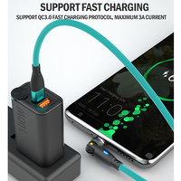 PD 100W USB Type-C Charging Premium Cable Magnetic iPhone Micro USB Phone Charger Cord 1m Green [Online Exclusive]