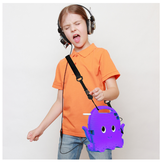 For Apple iPad 7/8/9th Gen 10.2 Kids Shockproof EVA Case Tablet Cover Octopus [Online Exclusive]