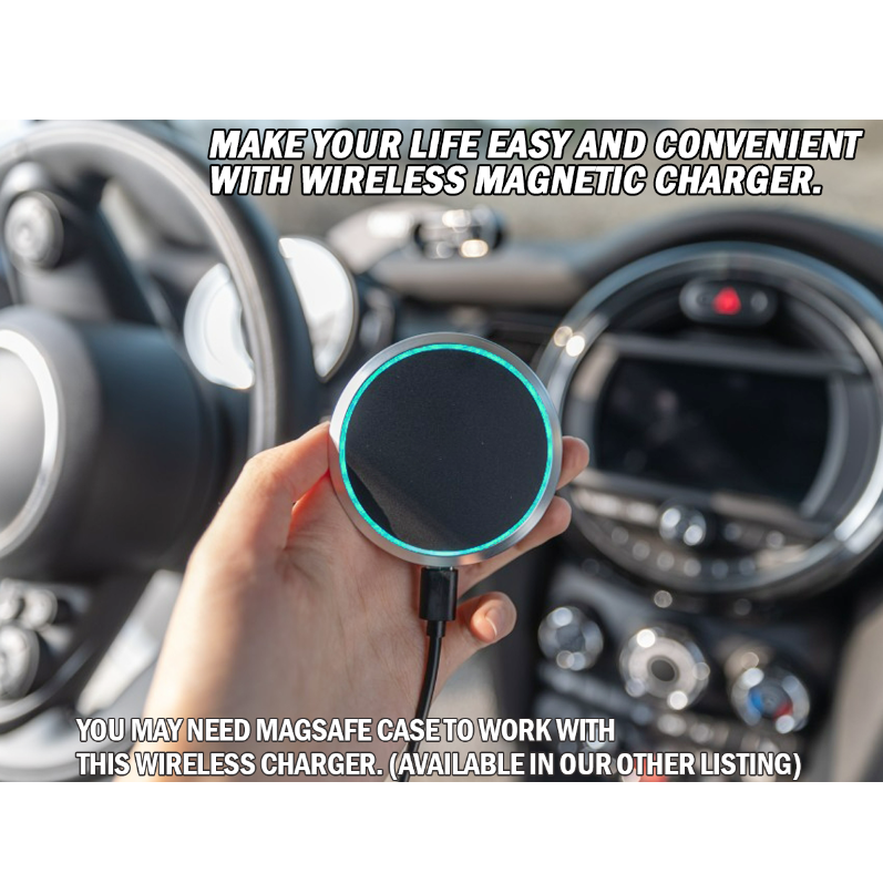 [Gift Under $100] 15W Magnetic Wireless Charger Car Holder For MagSafe [Online Exclusive]