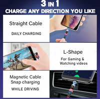 [ 4 Pack x 2M ] Magnetic Cable Phone Charging Cable [Online Exclusive]