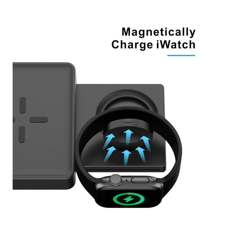 [Gift Under $100] 3-in-1 Foldable Wireless Charging Stand For iPhone Airpod Apple Watch [Online Exclusive]