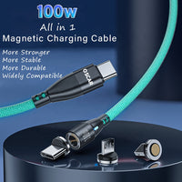 [ 3 Pack x 2m ] PD 100W USB Type-C Magnetic Charging Premium Cable iPhone [ Online Exclusive ]