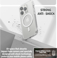 iPhone 12 Pro Max Magnetic Case Clear Transparent Slim Shockproof MAgsafe Cover [Online Exclusive]