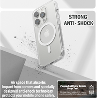 iPhone 14 Plus Magsafe Case Clear Transparent Slim Shockproof Magnetic Cover  [Online Exclusive]