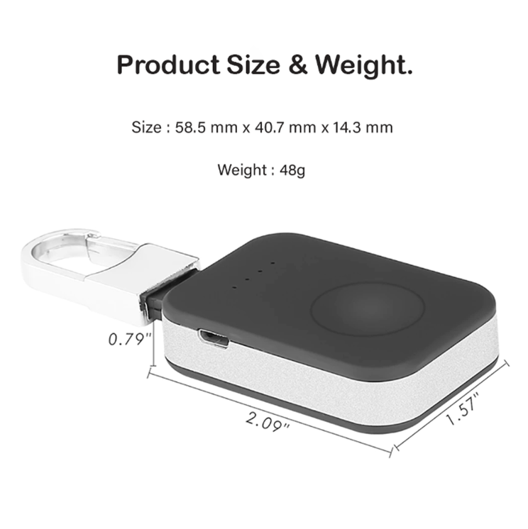 Apple Watch Wireless Charger Series 8/7/6/5/4/3/2/1 Portable USB Keychain [Online Exclusive]