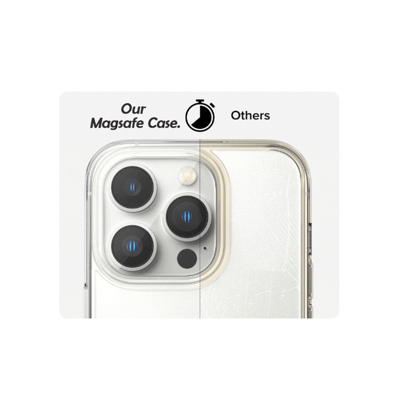 Puro Lite Mag Tpu+Pc Custodia compatibile per Iphone 17 Pro Max - Trasparente con anello bianco Puro Lite Mag Tpu+Pc Custodia compatibile per Iphone 17 Pro Max - Trasparente con anello bianco