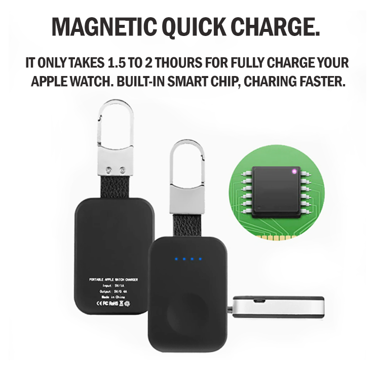 Apple Watch Wireless Charger Series 8/7/6/5/4/3/2/1 Portable USB Keychain [Online Exclusive]