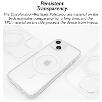 iPhone 14 Plus Magsafe Case Clear Transparent Slim Shockproof Magnetic Cover  [Online Exclusive]